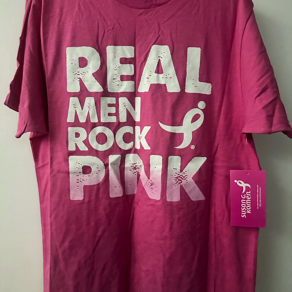 Men's Pink Graphic T-Shirt